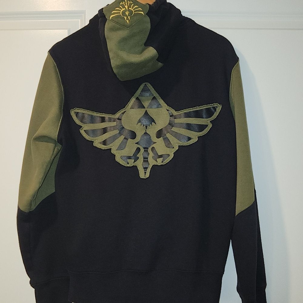 Legend Of Zelda Skyward Sword Hoodie Sweatshirt Full Zip M
